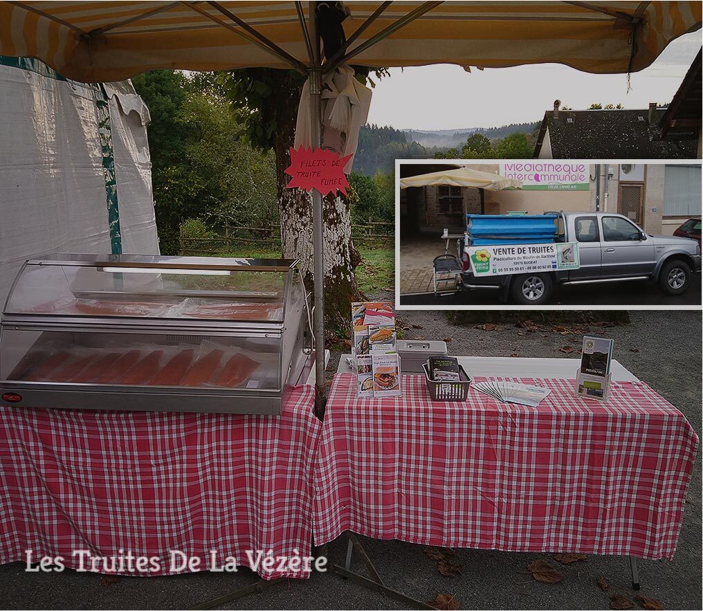 Vente de truites Bugeat, Vente de truites Meymac, Vente de truites Haute-Corrèze